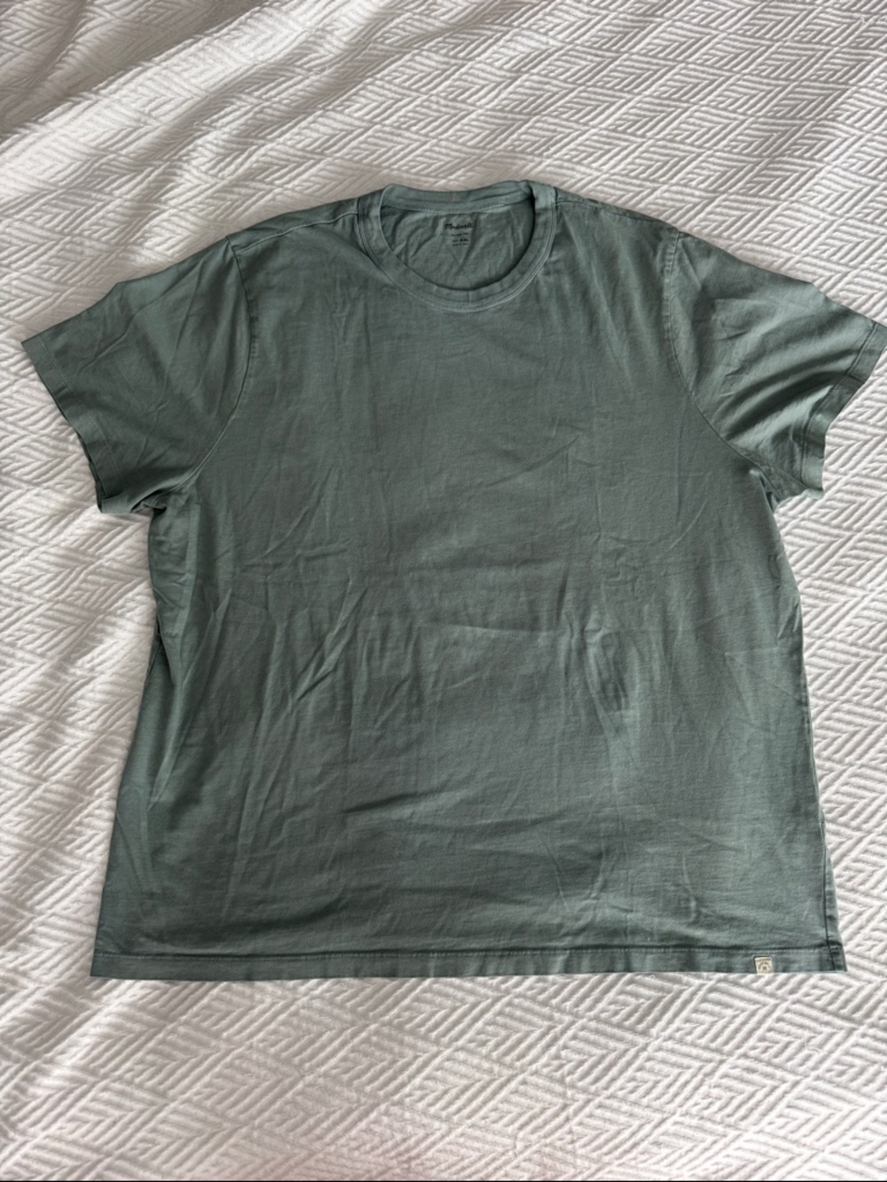 Madewell Men’s Garment-Dyed Allday Crewneck Tee XXL NWOT - Picture 4 of 7